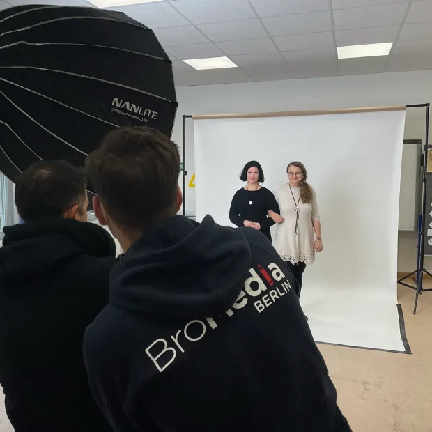 BroMedia Berlin beim Fotoshooting