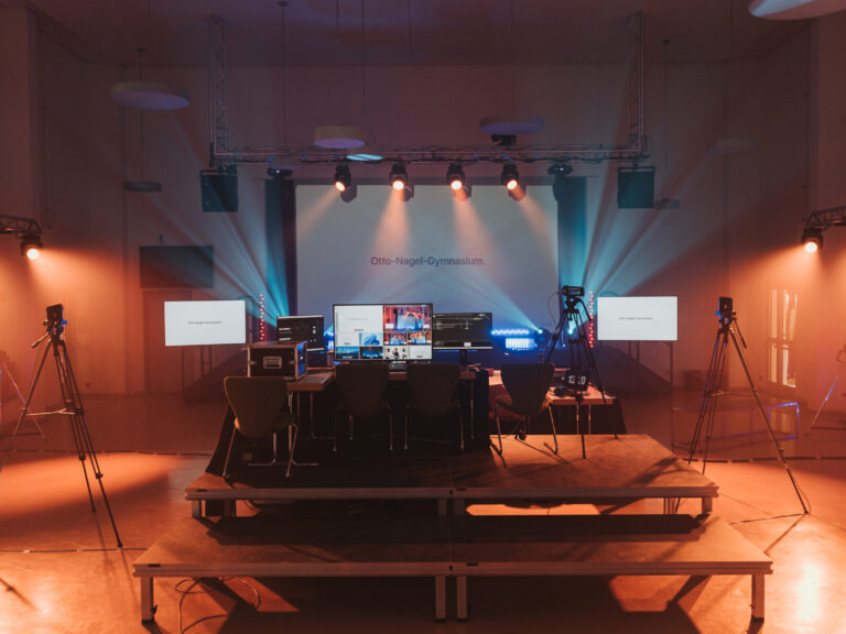 Eventlocation mit Beleuchtung