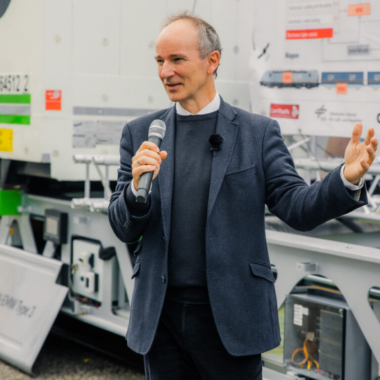 Dr. Roland Bänsch auf der InnoTrans 2022